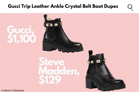 gucci trip leather chelsea boots dupe|Gucci boots dupe.